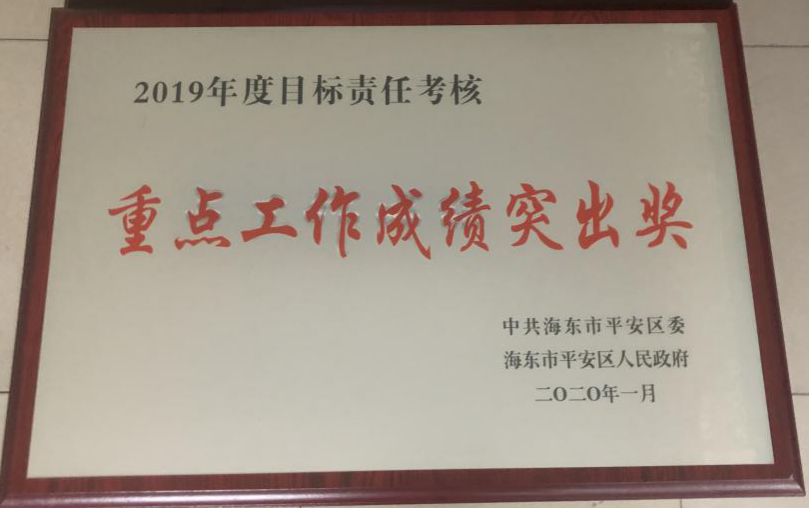 我院荣获全区2019年度目标责任..