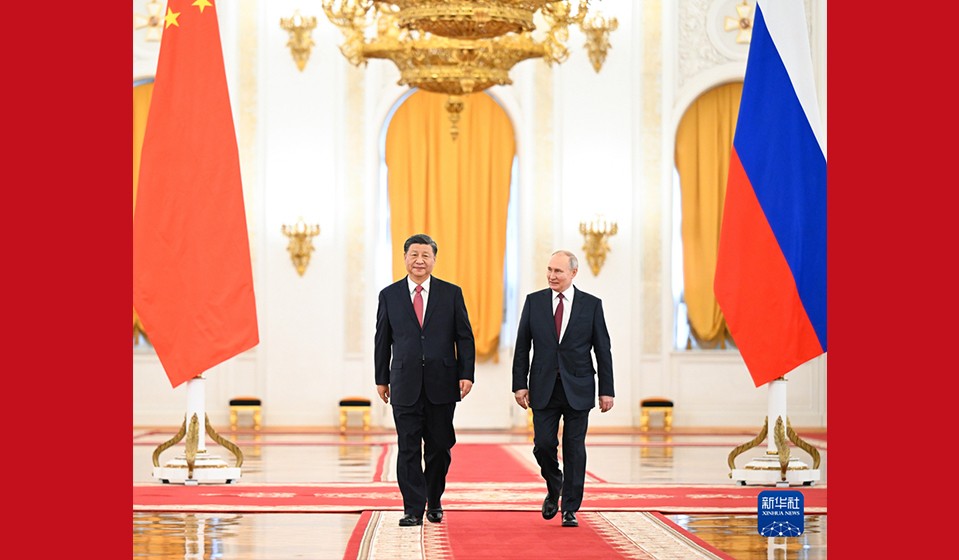 友谊·合作·和平——中俄元首克里姆林宫会谈侧记