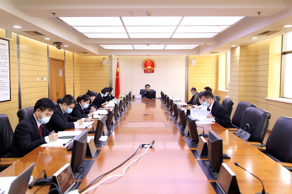 西城法院召开党组会 传达学习第七次北京市行政审判工作会议精神